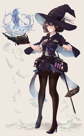 Witch.drawn By Mille.full