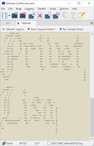 Privet, Lisa In ASCII-art