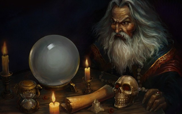 Magus With Skull